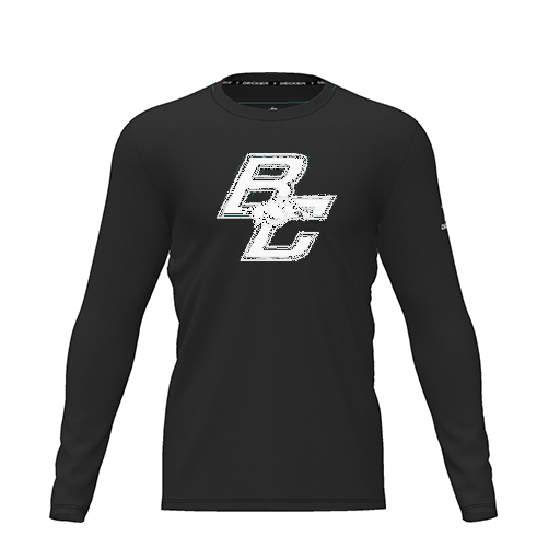[CUS-DRIF-TEES-PER-CNK-LSL-BLK-YXS-LOGO2] Dri Fit Performance T-Shirt (Youth XS, Black, Logo 2, Long Sleeve)