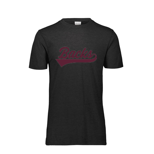 [FTSCUBBK-AS-LOGO3] Decker Men's Tri-Blend T-Shirt - Short Sleeve (Adult S, Black, Logo 3)