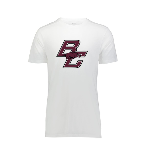 [FTSCUBWH-AS-LOGO2] Decker Men's Tri-Blend T-Shirt - Short Sleeve (Adult S, White, Logo 2)