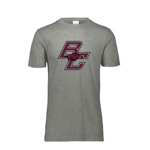 [FTSCUBGY-AS-LOGO2] Decker Men's Tri-Blend T-Shirt - Short Sleeve (Adult S, Gray, Logo 2)