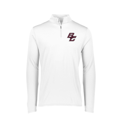 [FTLQFLWH-FAXS-LOGO2] Decker Women's Flex-Lite 1/4 Zip Shirt (Female Adult XS, White, Logo 2)