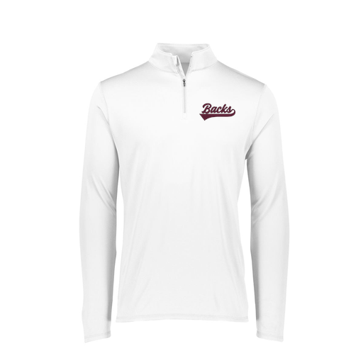 [FTLQFLWH-FAXS-LOGO3] Decker Women's Flex-Lite 1/4 Zip Shirt (Female Adult XS, White, Logo 3)