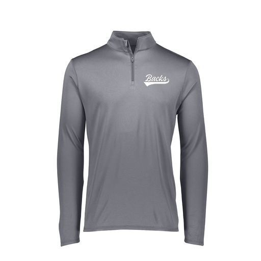 [FTLQFLGY-FAXS-LOGO1] Ladies Flex-Lite 1/4 Zip Shirt (Female Adult XS, Gray, Logo 1)