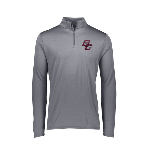 [FTLQFLGY-FAXS-LOGO2] Decker Women's Flex-Lite 1/4 Zip Shirt (Female Adult XS, Gray, Logo 2)