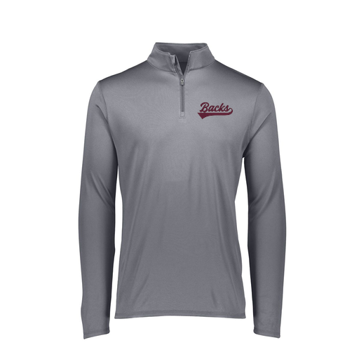 [FTLQFLGY-FAXS-LOGO3] Decker Women's Flex-Lite 1/4 Zip Shirt (Female Adult XS, Gray, Logo 3)