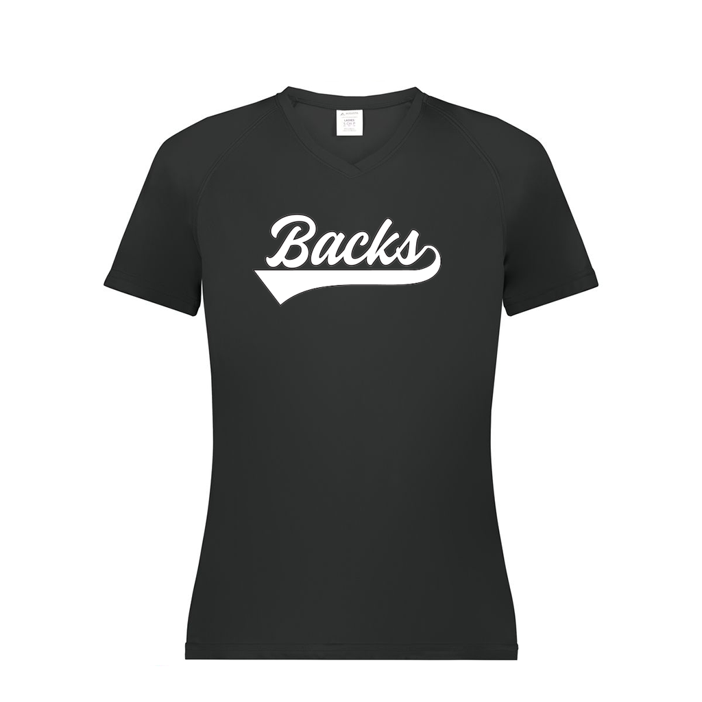 Ladies Smooth Sport V-Neck T-Shirt