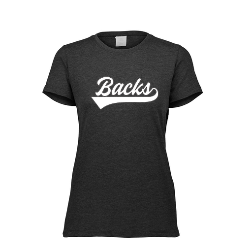 [FTSCUBBK-FAXS-LOGO1] Decker Women's Tri-Blend T-Shirt - Short Sleeve (Female Adult XS, Black, Logo 1)