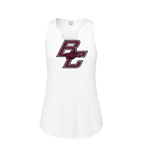 [3078.005.S-LOGO2] Ladies Tri Blend Tank Top (Female Adult S, White, Logo 2)