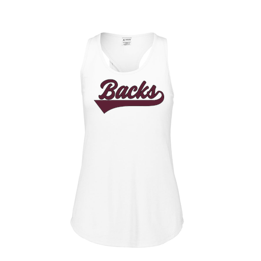 [3078.005.S-LOGO3] Ladies Tri Blend Tank Top (Female Adult S, White, Logo 3)