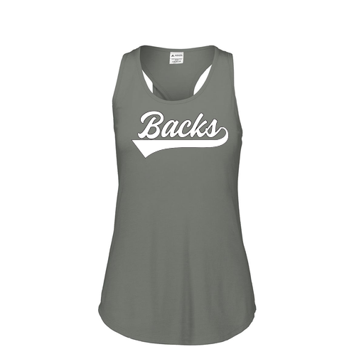 [3078.013.S-LOGO1] Ladies Tri Blend Tank Top (Female Adult S, Gray, Logo 1)