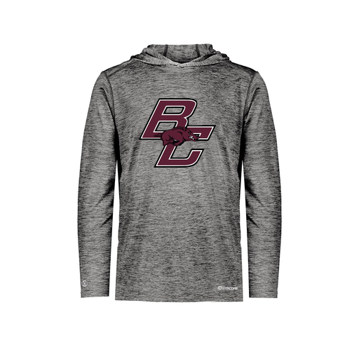 [FOLHCGBK-AS-LOGO2] Decker Men's Charge Hoodie (Adult S, Black, Logo 2)