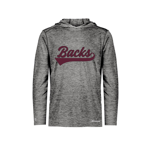 [FOLHCGBK-AS-LOGO3] Decker Men's Charge Hoodie (Adult S, Black, Logo 3)