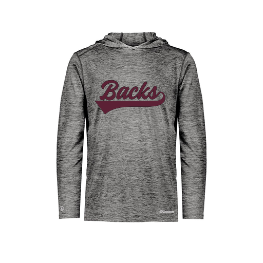 [FOLHCGBK-YS-LOGO3] Decker Youth Charge Hoodie (Youth S, Black, Logo 3)