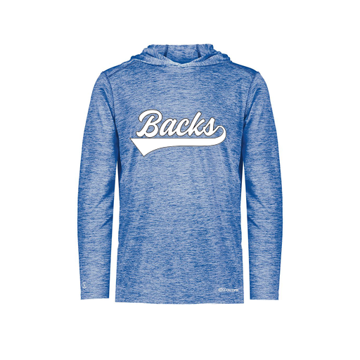 [FOLHCGRY-YS-LOGO1] Decker Youth Charge Hoodie (Youth S, Royal, Logo 1)