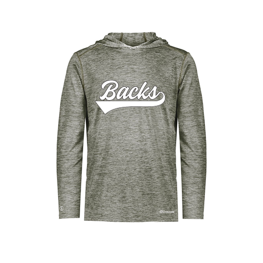 [CUS-DFW-CHGHOOD-PER-LSL-GRY-YS-LOGO1] Youth Charge Hoodie (Youth S, Gray, Logo 1)