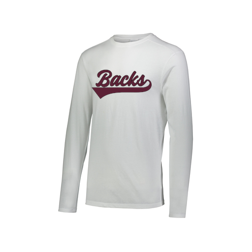 [3075.005.XS-LOGO3] Men's LS Ultra-blend T-Shirt (Adult XS, White, Logo 3)