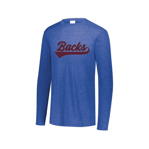 [3075.U55.XS-LOGO3] Men's LS Ultra-blend T-Shirt (Adult XS, Royal, Logo 3)