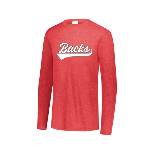 [3075.V96.XS-LOGO1] Men's LS Ultra-blend T-Shirt (Adult XS, Red, Logo 1)