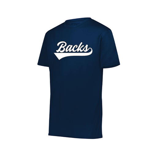 [222819.065.XXS-LOGO1] Youth Movement Dri Fit Shirt (Youth XXS, Navy, Logo 1)