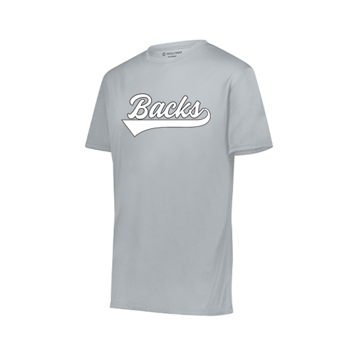 [222819.099.XXS-LOGO1] Youth Movement Dri Fit Shirt (Youth XXS, Silver, Logo 1)