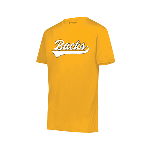 [222819.025.XXS-LOGO1] Youth Movement Dri Fit Shirt (Youth XXS, Athletic Gold, Logo 1)