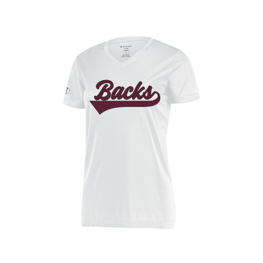 [222820.005.S-LOGO3] Ladies Movement Dri Fit Shirt (Female Adult S, White, Logo 3)