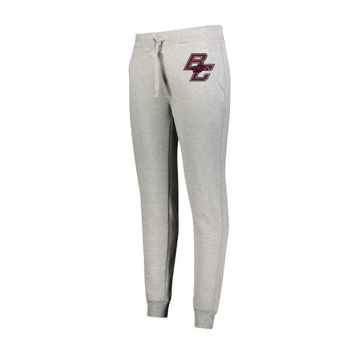 [229748.017.XS-LOGO2] Ladies 60/40 Fleece Jogger (Female Adult XS, Silver, Logo 2)