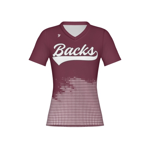 Border City Backs 2025 - Cardinal V-Neck Shirt