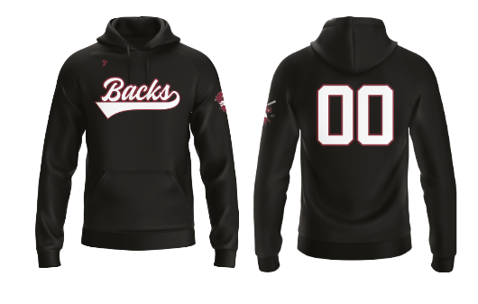 Border City Backs 2025 - Hoodie W/ Number