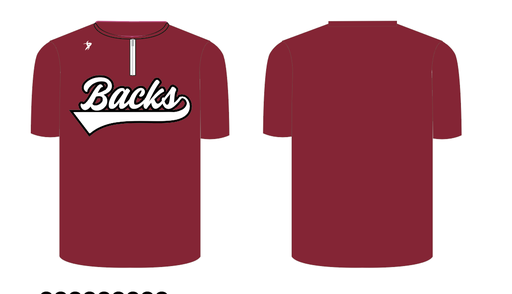 Border City Backs - Cardinal Shortsleeve 1/4 Zip